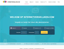 Tablet Screenshot of internetvergelijken.com